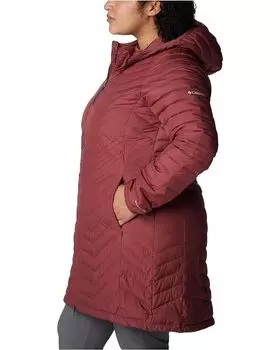 Куртка Columbia Plus Size Powder Lite Mid Jacket, цвет Beetroot