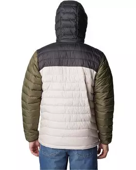 Куртка Columbia Powder Lite Hooded Jacket, цвет Dark Stone/Shark/Stone Green
