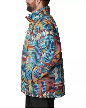 Куртка Columbia Powder Lite Jacket, цвет Warp Red Pathways Print
