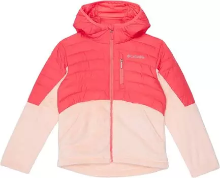 Куртка Columbia Powder LiteNovelty Hooded Jacket, цвет Blush Pink/Peach Blossom