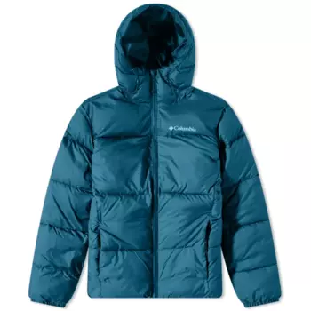 Куртка Columbia Puffect Hooded, бирюзовый