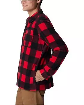 Куртка Columbia Steens Mountain Printed Shirt Jacket, цвет Mountain Red Check Print