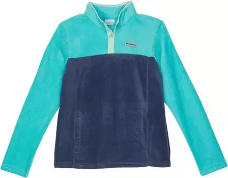 Куртка Columbia Steens MTN1/4 Snap Fleece Pullover, цвет Nocturnal/Geyser