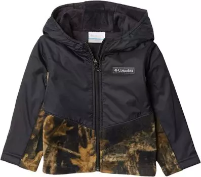 Куртка Columbia Steens MtOverlay Hoodie, цвет Timberwolf Print/Black