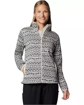 Куртка Columbia Sweater Weather Print Full Zip, цвет Dark Stone Madras Tonal