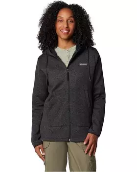 Куртка Columbia Sweater Weather Sherpa Full Zip II, цвет Black Heather