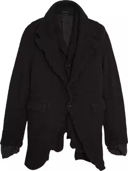 Куртка Comme des Garons Homme Plus Wool Nylon Tweed Garment Jacket 'Black', черный