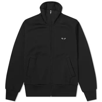 Куртка Comme Des Garcons Play Women'S Black Heart Zip Backprint Tra, черный