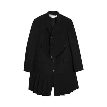 Куртка Comme des Garons Wool Gabardine Medium Jacket II 'Black', черный