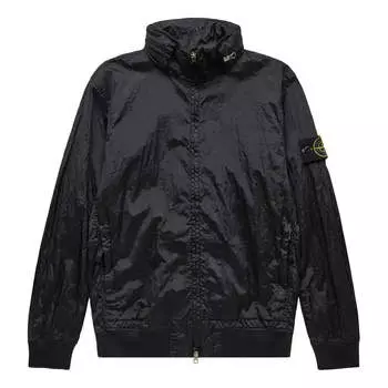 Куртка compass patch long-sleeve bomber jacket 'black' Stone Island, черный