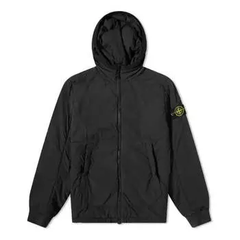 Куртка composite polartec hooded jacket 'black' Stone Island, черный
