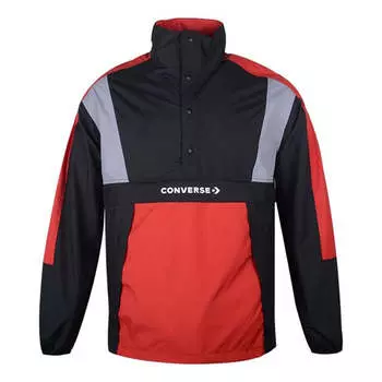 Куртка Converse ANORAK Track Jacket 'Black Red', черный