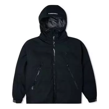 Куртка counter climate short down jacket 'black' Converse, черный