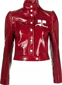 Куртка Courrèges Reedition Vinyl Jacket 'Red', красный