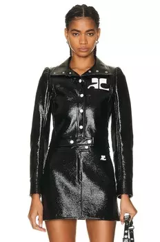 Куртка Courreges Vinyl, черный