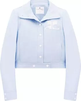Куртка Courrèges Vinyl Jacket 'Sky', синий