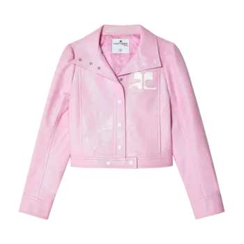 Куртка Courrges Vinyl Reedition 'Rose', розовый