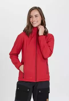 Куртка Covina Softshell из водонепроницаемого и ветронепроницаемого функционального материала WHISTLER, цвет Rococco Red