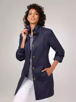 Куртка CREATION L PREMIUM длинная, без капюшона, цвет морской волны