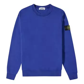 Куртка crewneck sweatshirt 'bright blue' Stone Island, синий