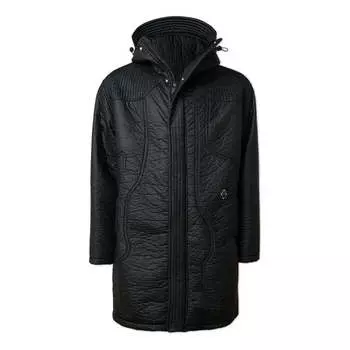 Куртка crinkle puffer with storm hoody jacket 'black' A-Cold-Wall*, черный