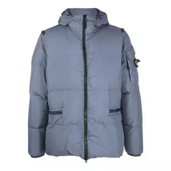Куртка crinkle reps down jacket 'dark blue' Stone Island, синий