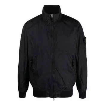 Куртка crinkle reps jacket 'black' Stone Island, черный