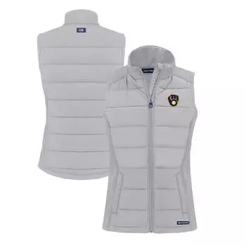 Куртка Cutter & Buck Milwaukee Brewers, серый
