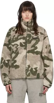 Куртка цвета хаки из полиэстера Essentials