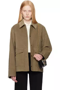 Куртка цвета серого вельвета Burberry