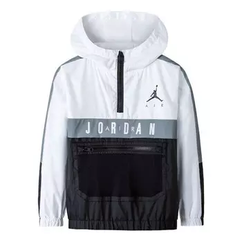 Куртка цветные блоки куртка Air Jordan, белый