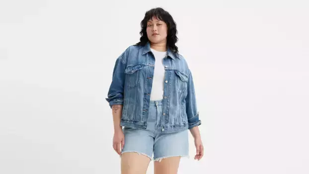 Куртка дальнобойщика 90-х (большие размеры) Levi's, цвет Turning Heads - Light Wash