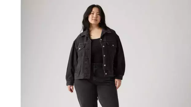 Куртка дальнобойщика 90-х (большие размеры) Levi's, черный