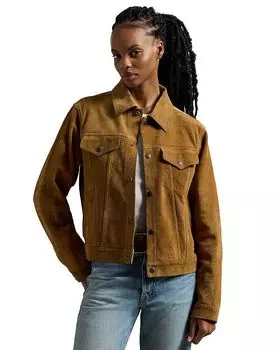 Куртка дальнобойщика Lauren Ralph Lauren Suede, коричневый/бежевый