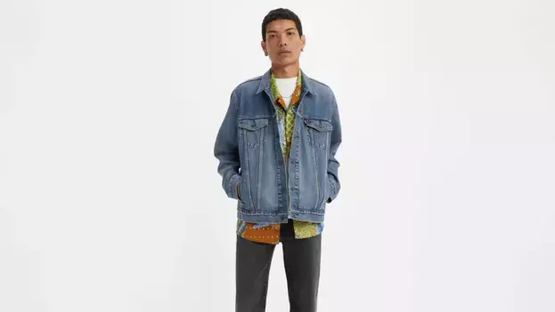 Куртка дальнобойщика Levi's, цвет Skyline - Medium Wash