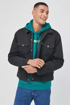 Куртка дальнобойщика Type III из искусственной овчины Levi's, черный