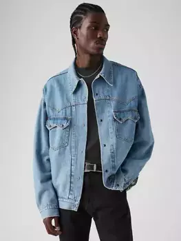 Куртка дальнобойщика в стиле вестерн Levi's, цвет Show Me The Light - Medium Wash