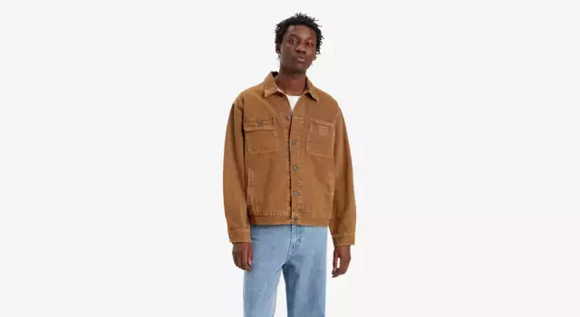 Куртка дальнобойщика восхода солнца Levi's, коричневый