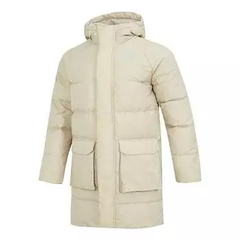 Куртка das long down jacket 'beige' Puma, бежевый