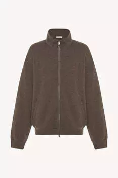 Куртка Dazen из кашемира и хлопка The Row, коричневый