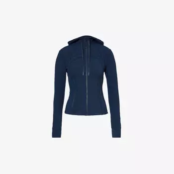 Куртка Define из эластичной ткани с высоким воротником Lululemon, цвет true navy