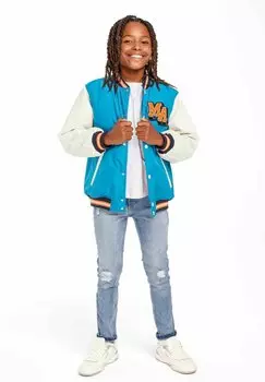 Куртка демисезонная BASEBALL MINOTI, цвет teal white