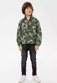 Куртка демисезонная CAMO MINOTI, цвет khaki black