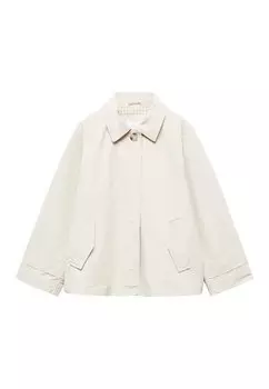 Куртка демисезонная CLAUDIA Mango Kids, цвет beige