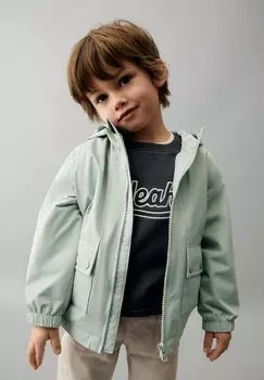 Куртка демисезонная Mango Kids, цвет pastel green