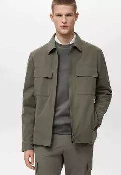 Куртка демисезонная Mango, зеленый