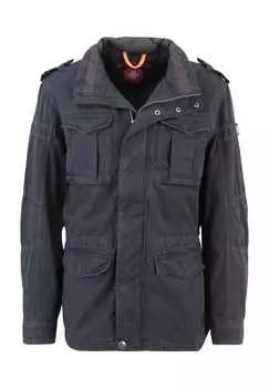 Куртка демисезонная "полковник" с двухсторонней молнией Wellensteyn, синий