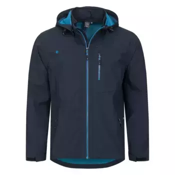 Куртка DEPROC Active softshell "LAC SIMARD Men", со съемным капюшоном, цвет морской волны