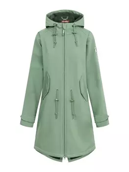 Куртка Derbe Island Friese, цвет hedge green/deep forest