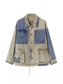 Куртка Desigual Between-Season, хаки